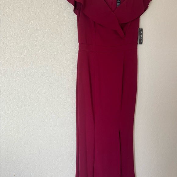 Alexia B Strapless Wine Dress - Picture 5 of 12
